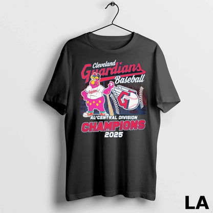 Original Cleveland Guardians 2025 Al Central Division Champions Mlb