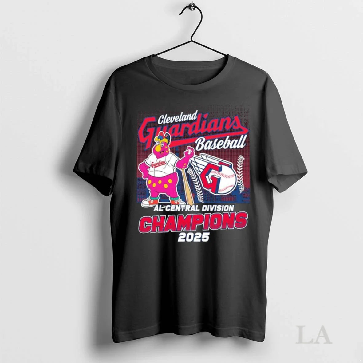 Original Cleveland Guardians Mascot 2025 Al Central Division