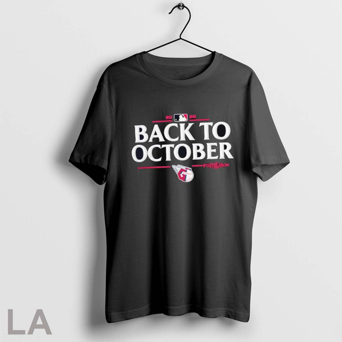 Original Cleveland Guardians Back To October 2025 Mlb Postseason Tee