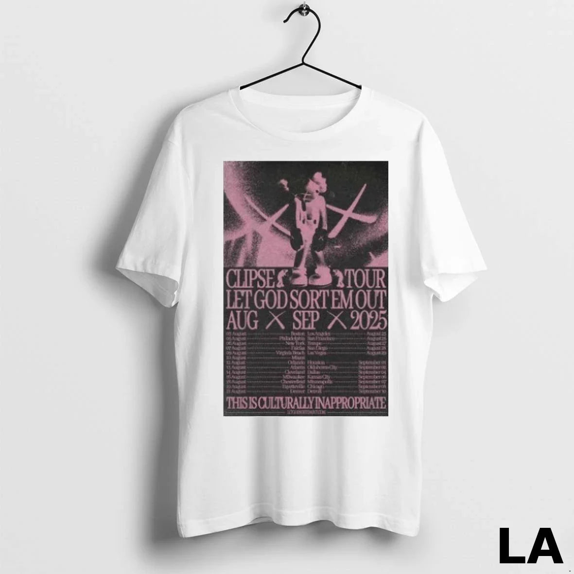 Original Clipse August September 2025 Tour Tank Top Exclusive Fashion