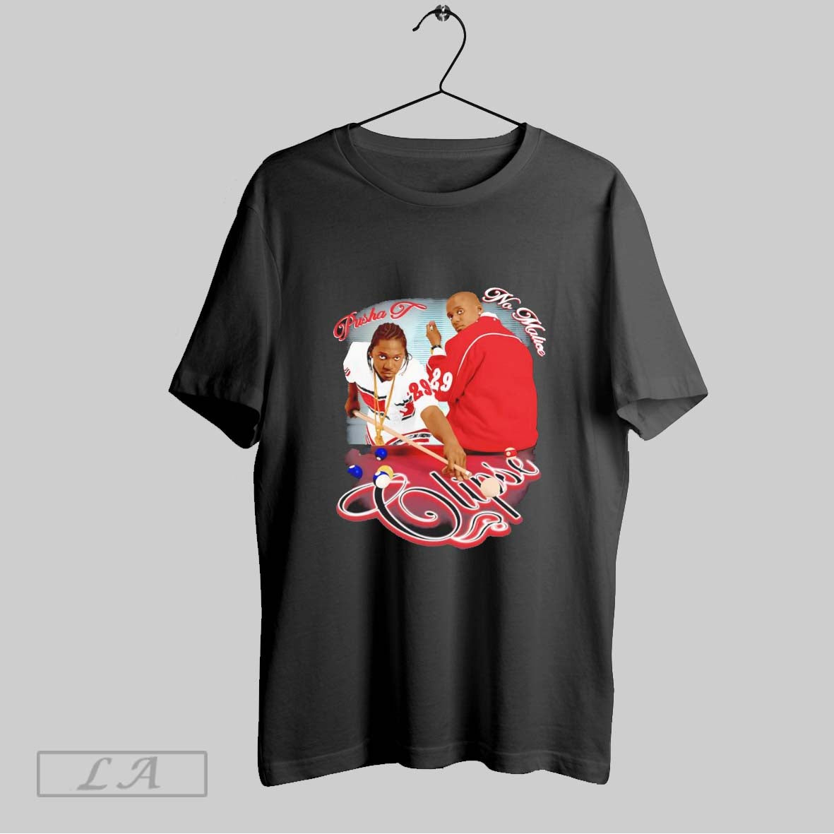 Original Clipse Lord Willin Playing Billiards Music Shirt Vintage