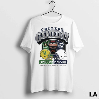 Original College Gameday Football Oregon Ducks Vs Penn State Nittany
