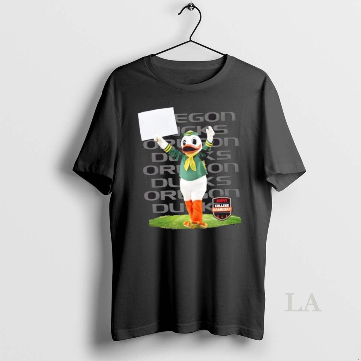 Original College Gameday Oregon Ducks Mascot Sign Long Sleeve Classic