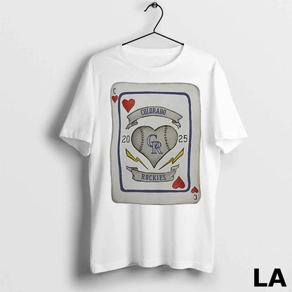 Original Colorado Rockies Basseball Card Heart X Tiny Turnip Hoodie