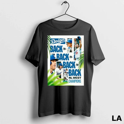 Original Congrats Los Angeles Dodgers Back To Back 2025 Nl West