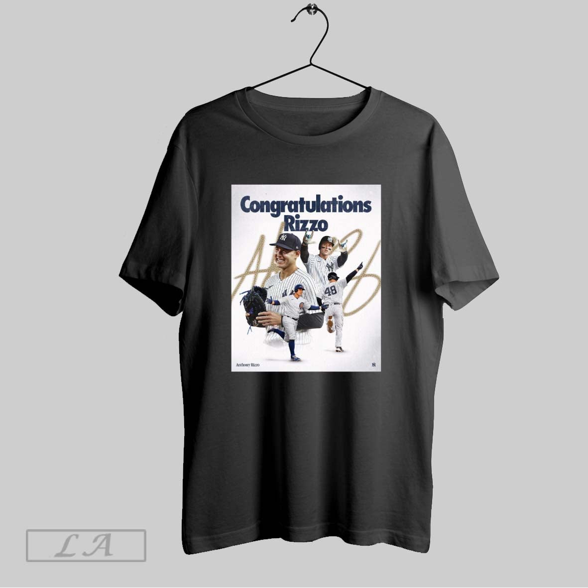 Original Congratulations Rizzo Retirement New York Yankees Anthony