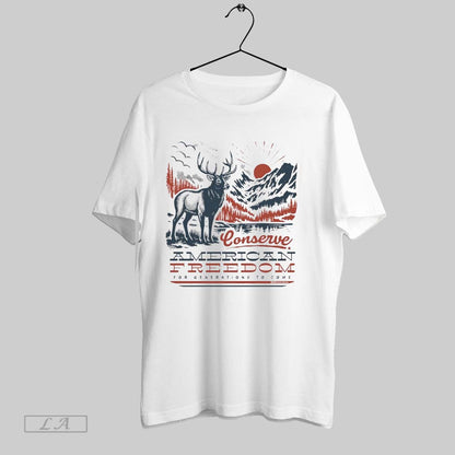 Original Conserve American Freedom Generations To Come Tank Top Retro