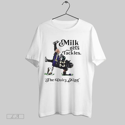 Original Cooper Dejean Milk Gets Tackles Lamar Jackson Dairy King Tee