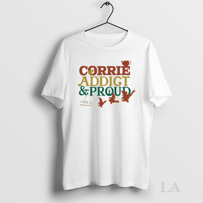 Original Corrie Addict Proud Open Hoodie Unique Art