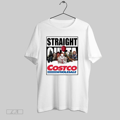 Original Costco Logo Straight Outta Horror Film Halloween TShirt