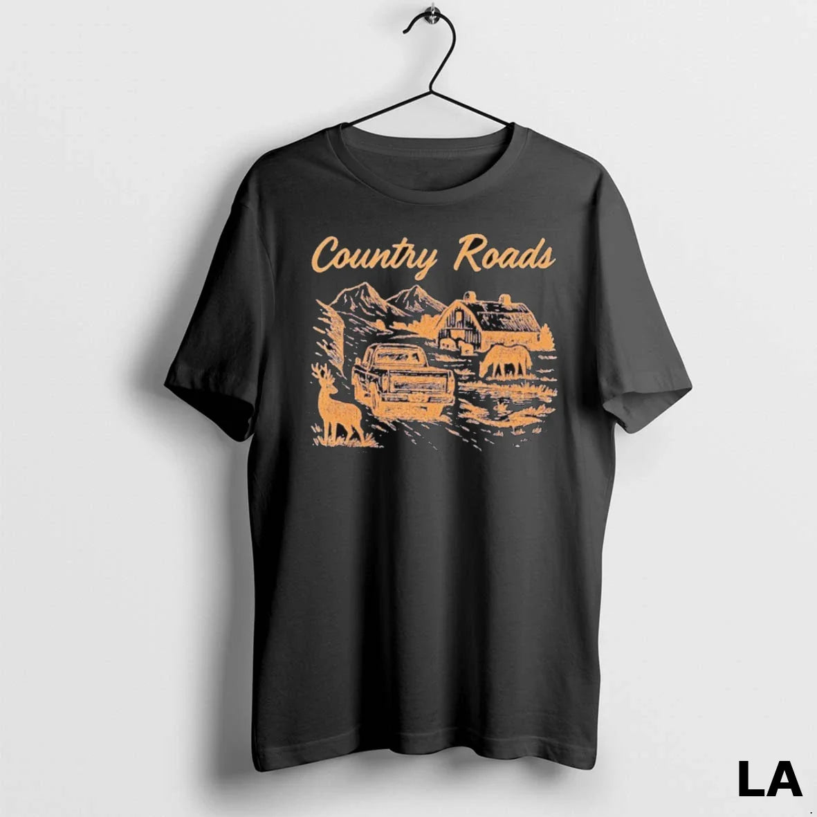 Original Country Roads Slick Stevie Deer TShirt Classic Fashion