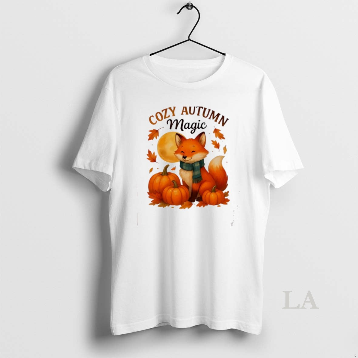 Original Cozy Autumn Magic Fox Halloween TShirt Premium Style