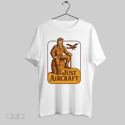 Original Cracker Barrel Just Aircraft Long Sleeve Trendy Merch
