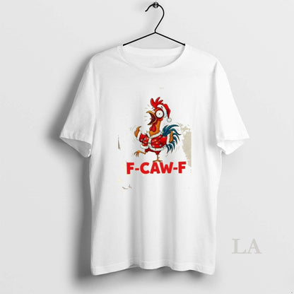 Original Crazy Chicken Cartoon F Caw F Santa Chrismas Long Sleeve