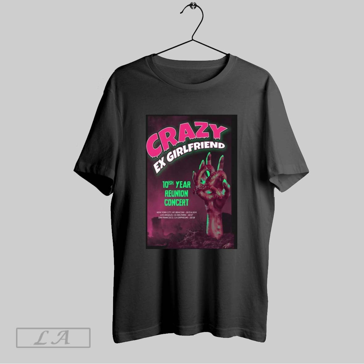 Original Crazy Ex Girlfriend 10Ish Year Reunion Concert Us 2025 Tee