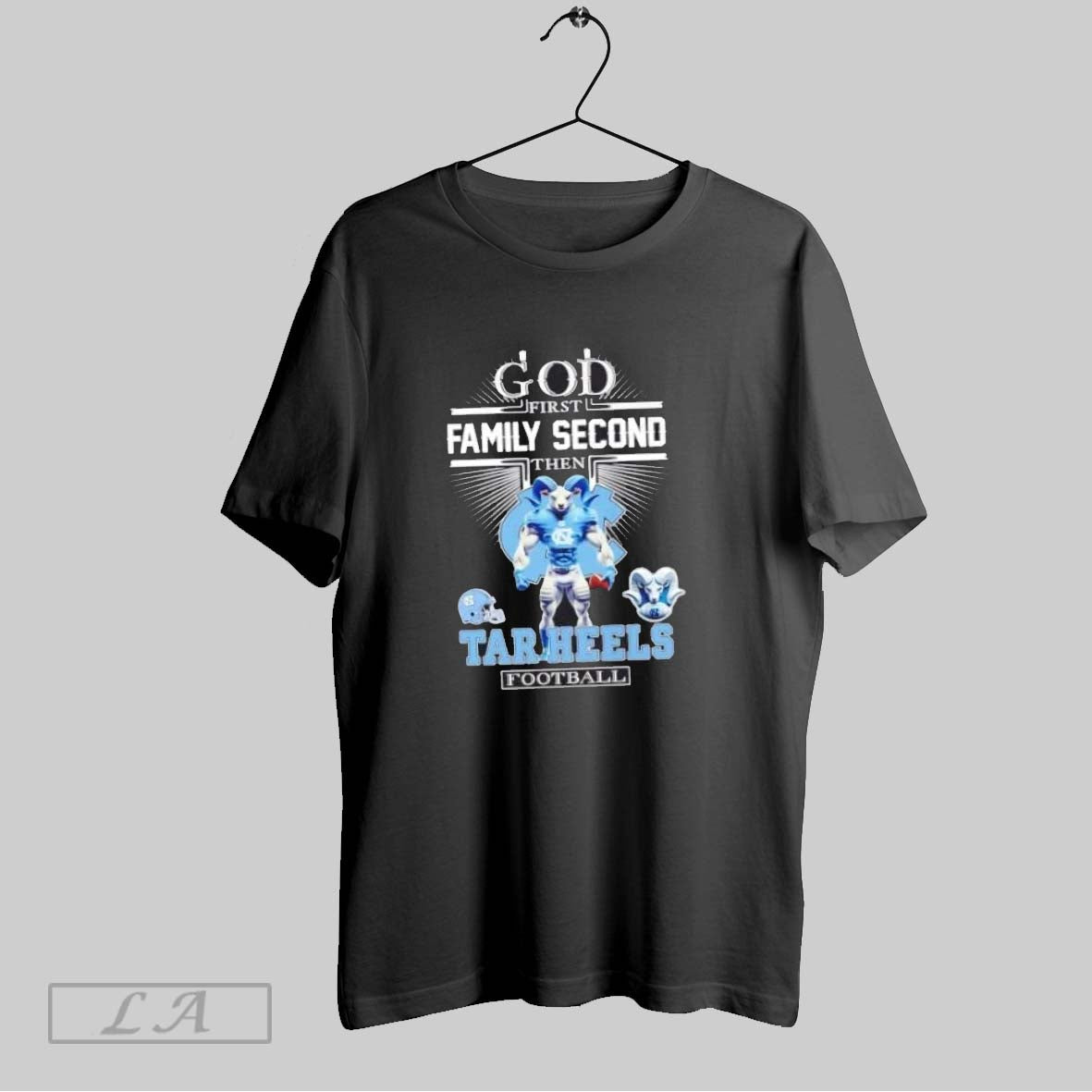 Original Cross God First Family Second Then North Carolina Tar Heels