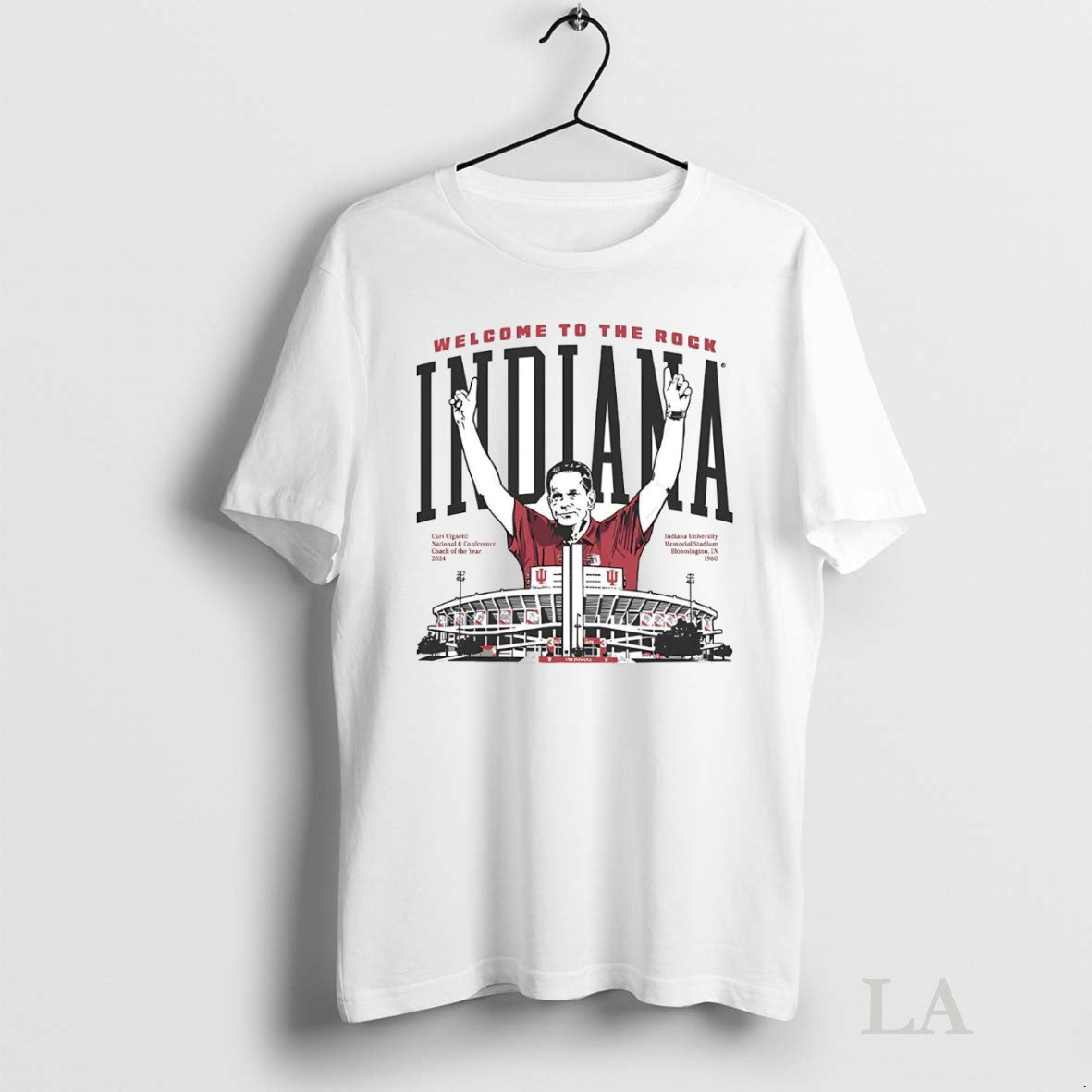 Original Curt Cignetti Welcome To Rock Indiana Tee Exclusive