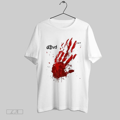 Original D4Vd Bloody Red Handprint Tank Top Classic Apparel