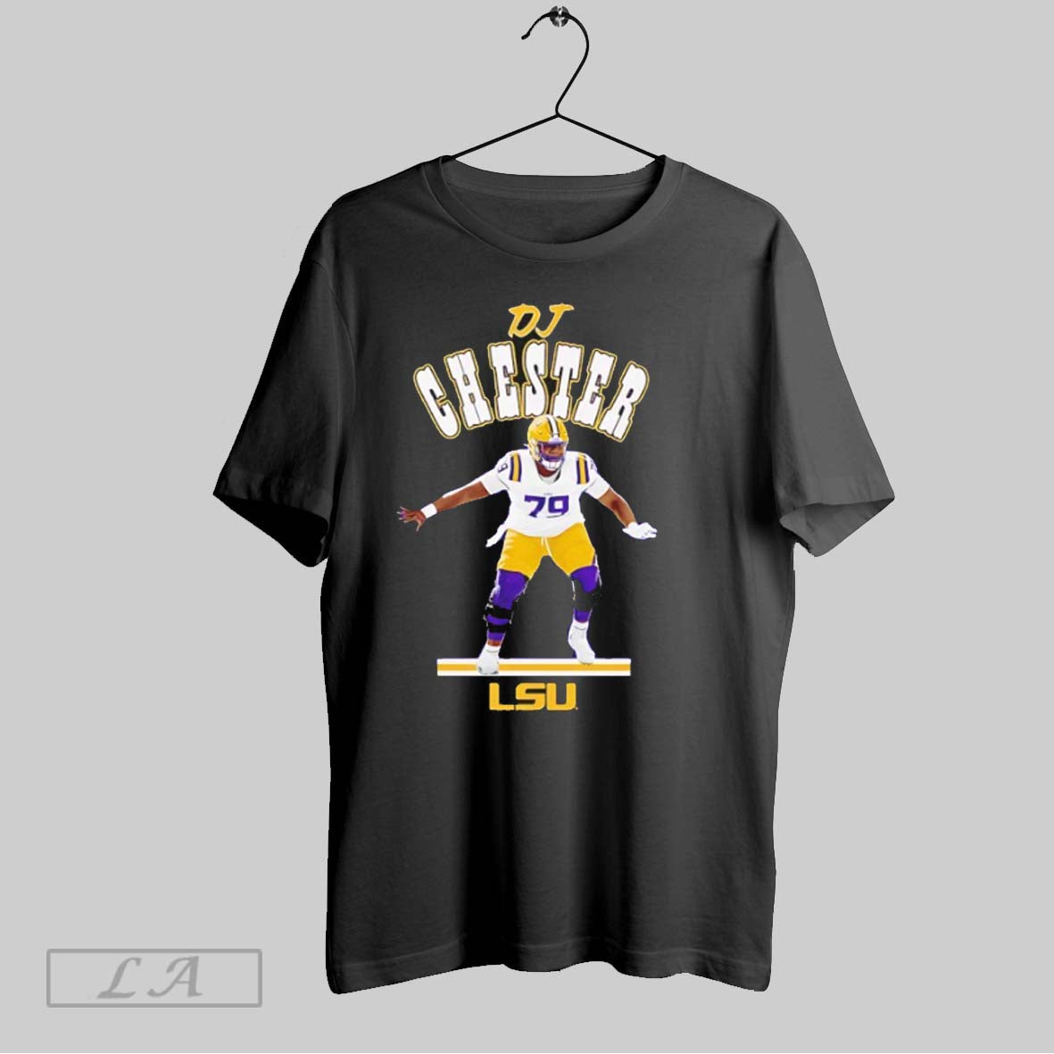 Original Dj Chester Lsu Tigers Football Player Long Sleeve Authentic