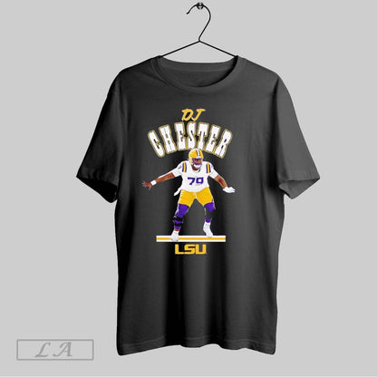 Original Dj Chester Lsu Tigers Football Player Long Sleeve Authentic