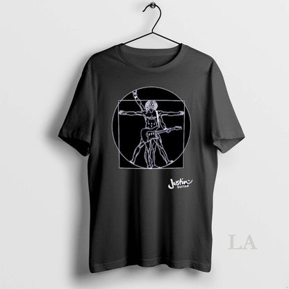 Original Da Vinci Guitar Ornaments Shirt Authentic Style