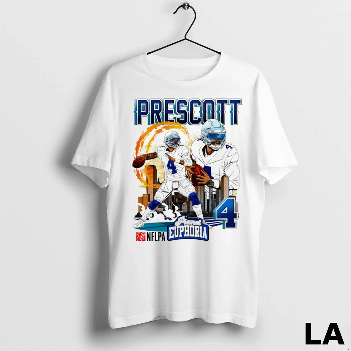 Original Dak Prescott 4 Dallas Cowboys Football Comic Tank Top