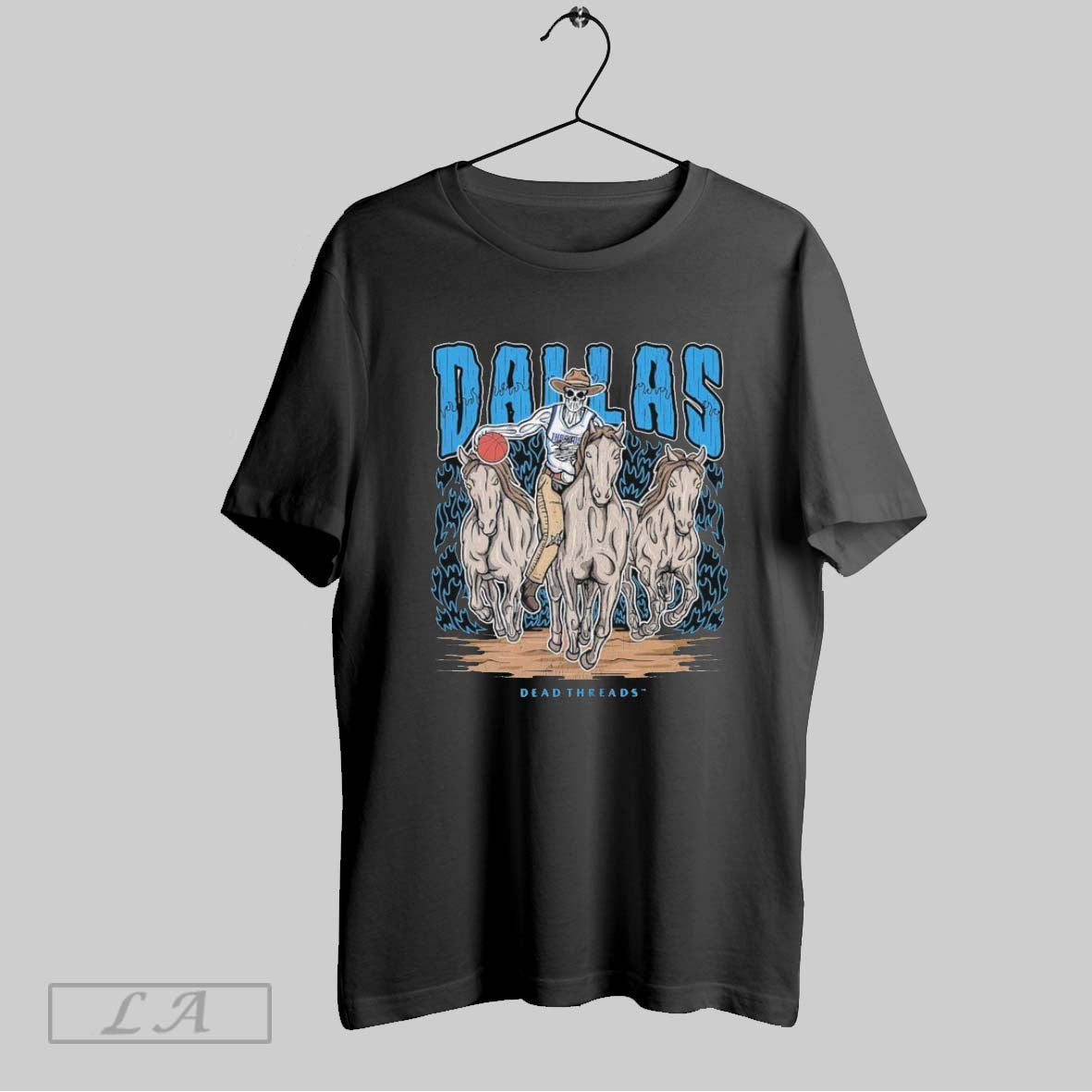 Original Dallas Mavericks Dead Threads Skeleton Long Sleeve Retro