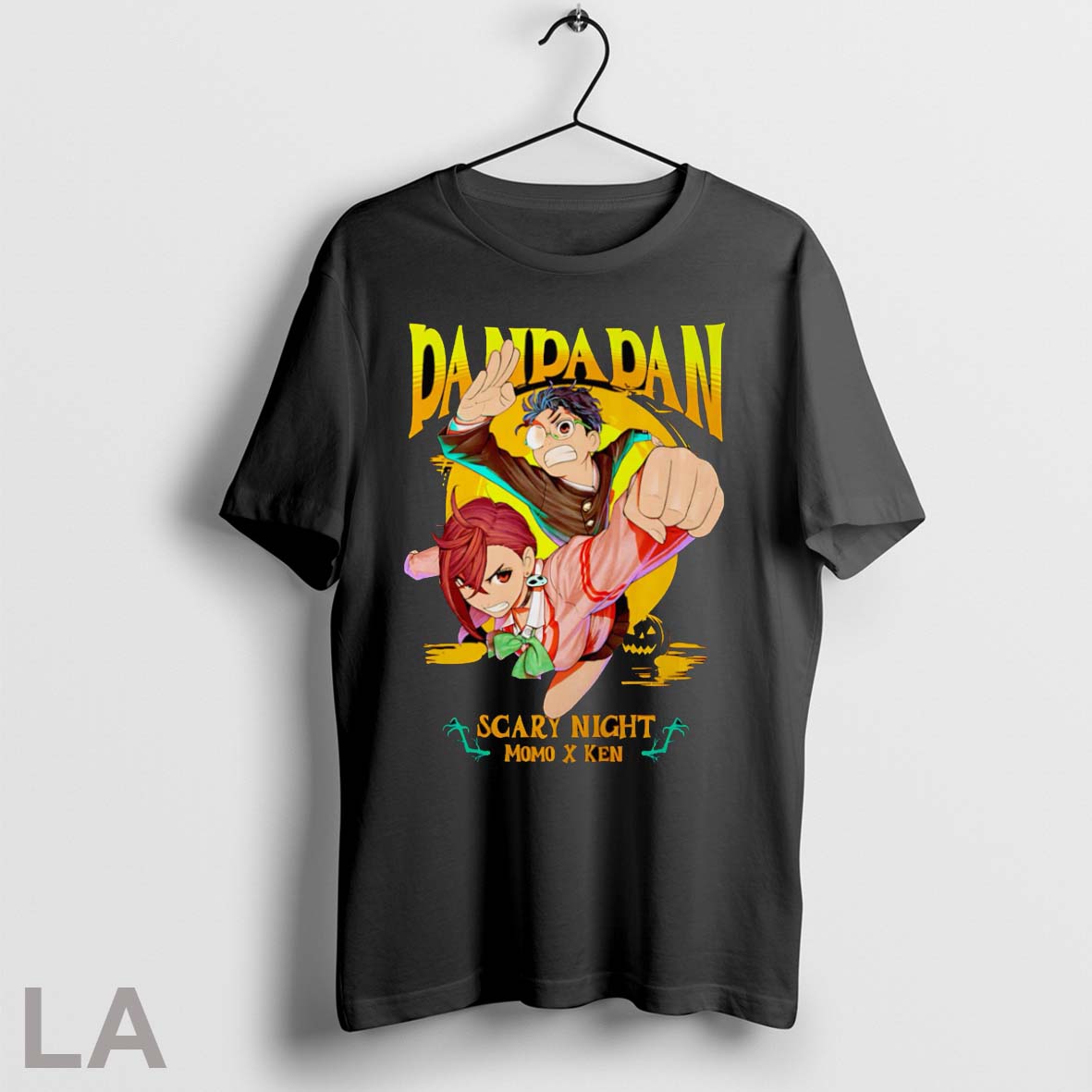Original Dandadan Momo Ayase X Ken Takakura Scary Night Long Sleeve