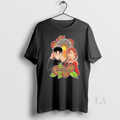 Original Dandadan Okarun And Momo Tattoo Art Tee Modern Art