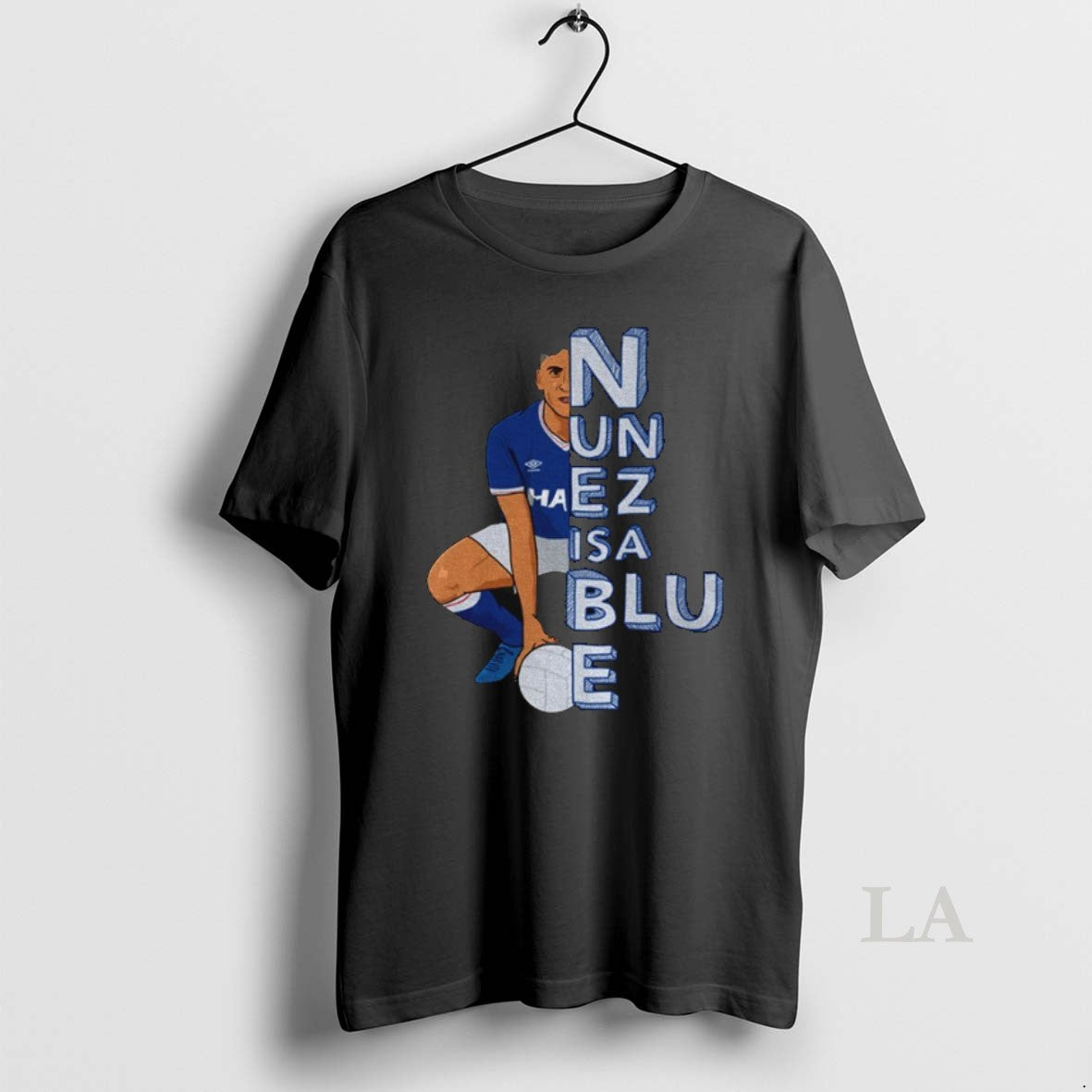 Original Darwin Nunez Saudi Pro League Football Nunez Is Blue Tee