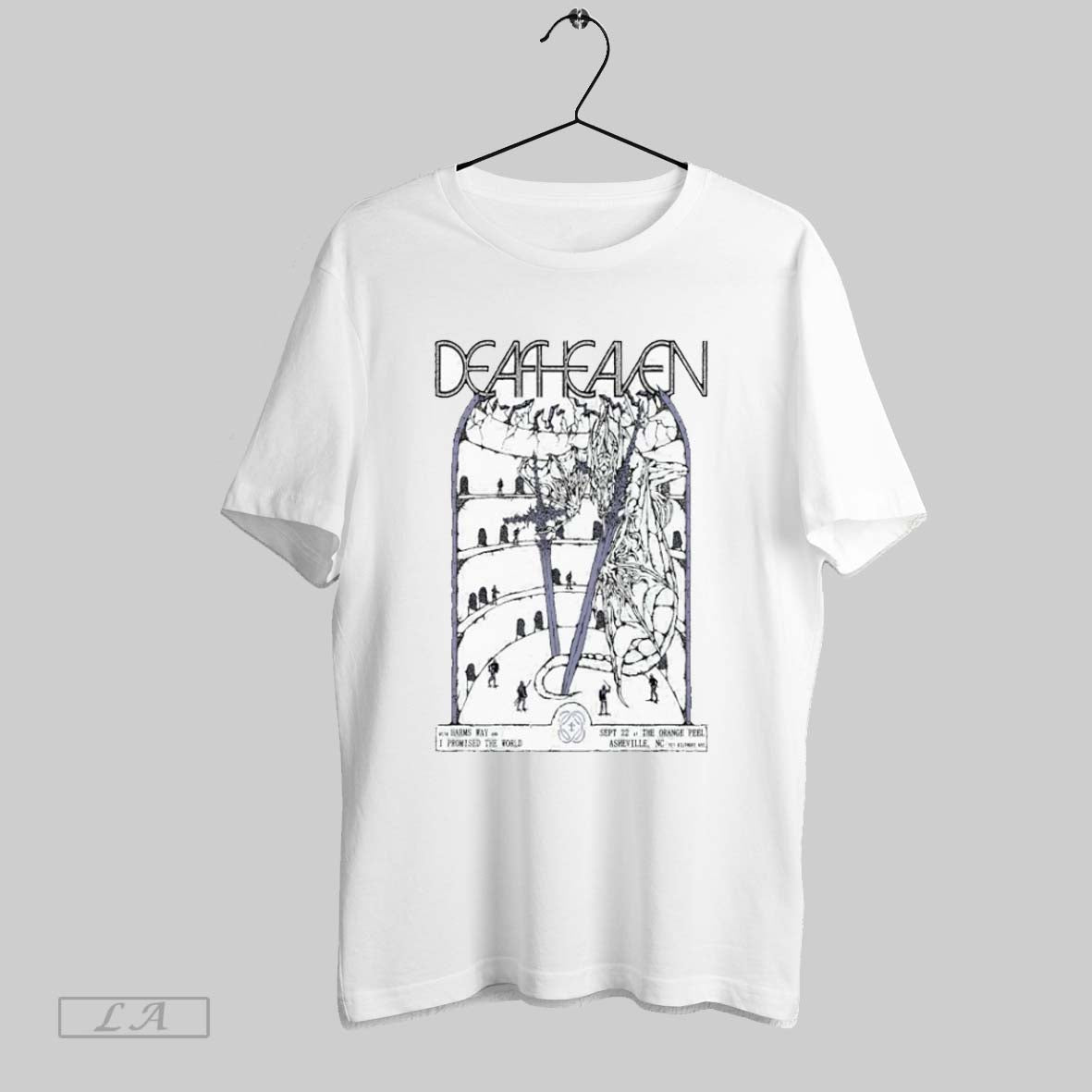 Original Deafheaven Sep 22 2025 Asheville Nc Orange Peel Sweatshirt
