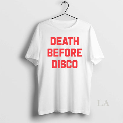 Original Death Before Disco Ceramic Ceramic And Dad Cap Tee Trendy