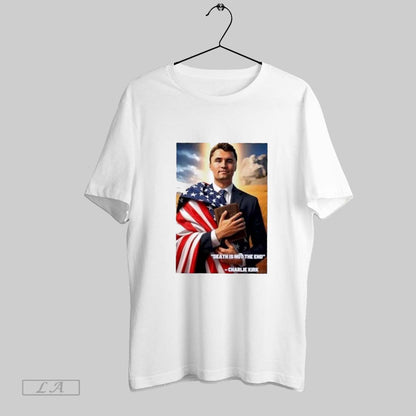 Original Death Is Not End Charlie Kirk Long Sleeve Classic Fashion