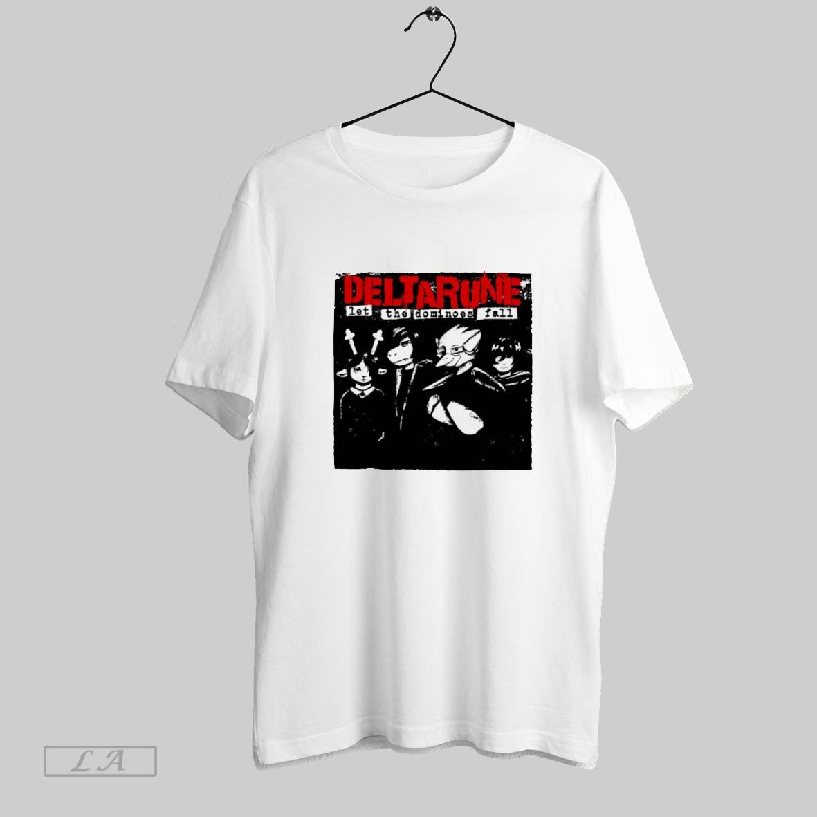 Original Deltarune Let Dominoes Fall Tee Exclusive Style