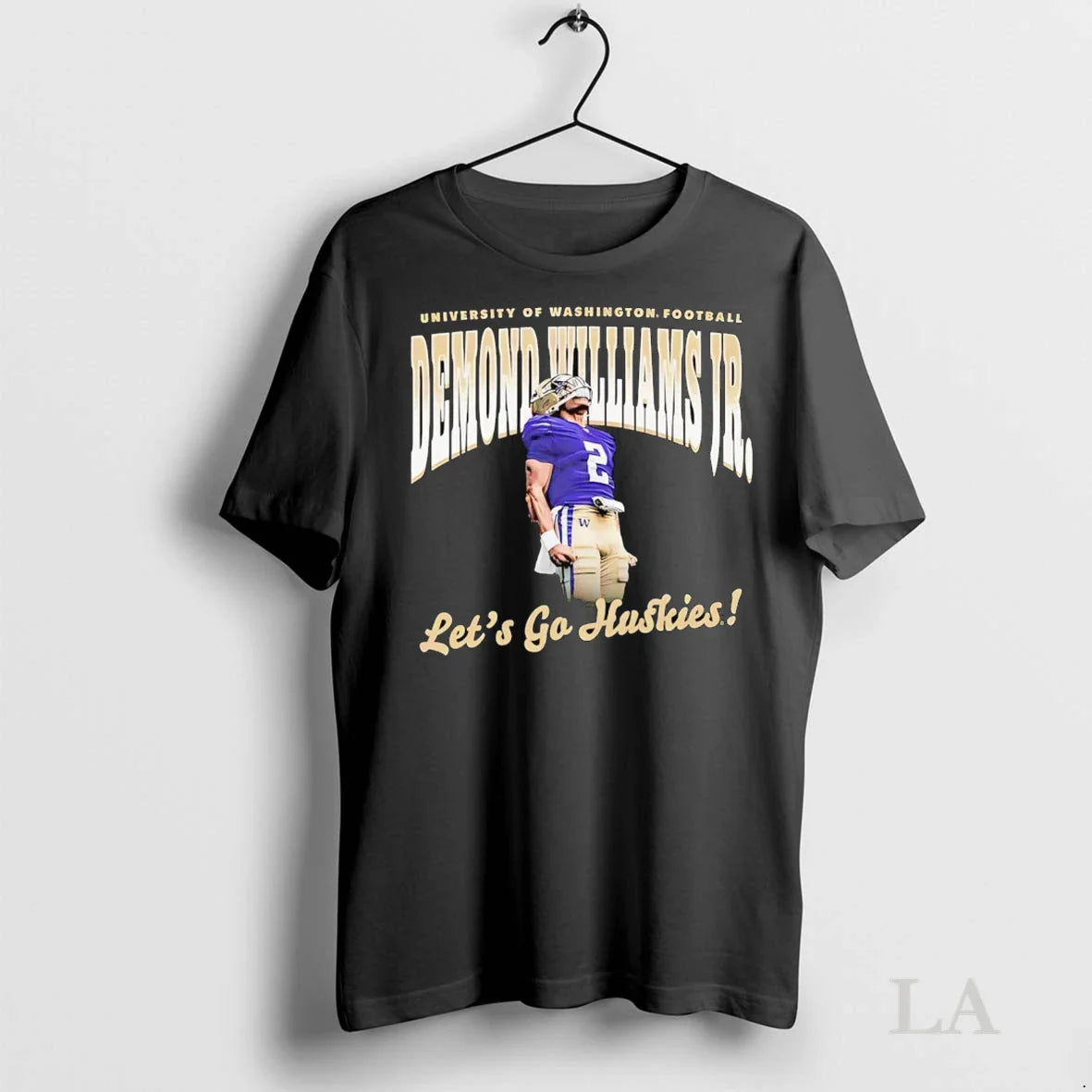 Original Demond Williams Jr Lets Go Washington Huskies Tee Unique