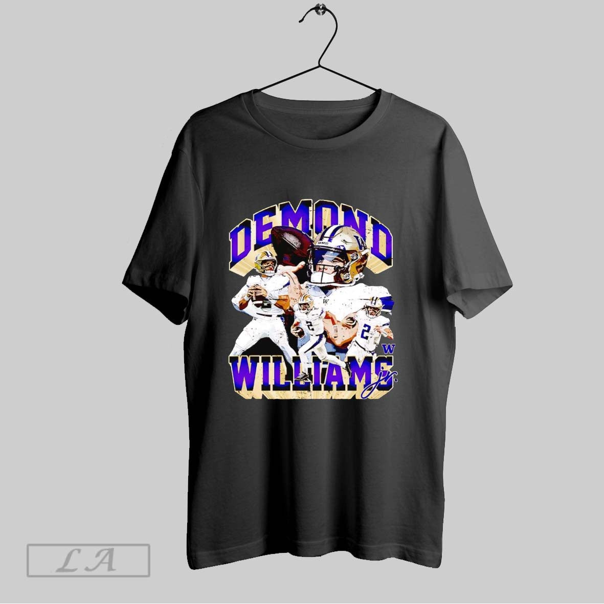 Original Demond Williams Jr Triple Player Washington Huskies Long