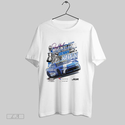 Original Denny Hamlin Checkered Flag Sports 09 07 2025 Enjoy Illinois