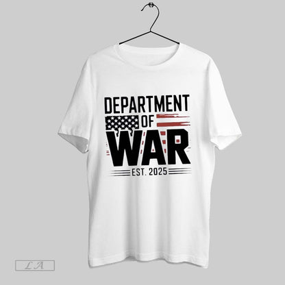 Original Department War Established 2025 Us Flag Tank Top Modern