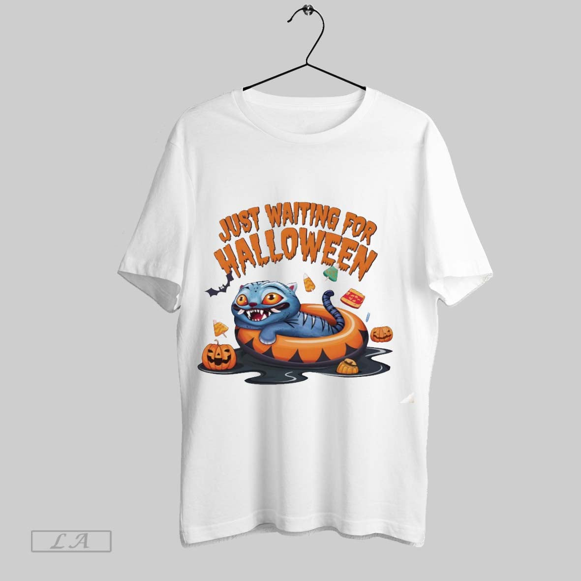 Original Derpy Just Waiting Halloween Kpop Demon Hunters Tee