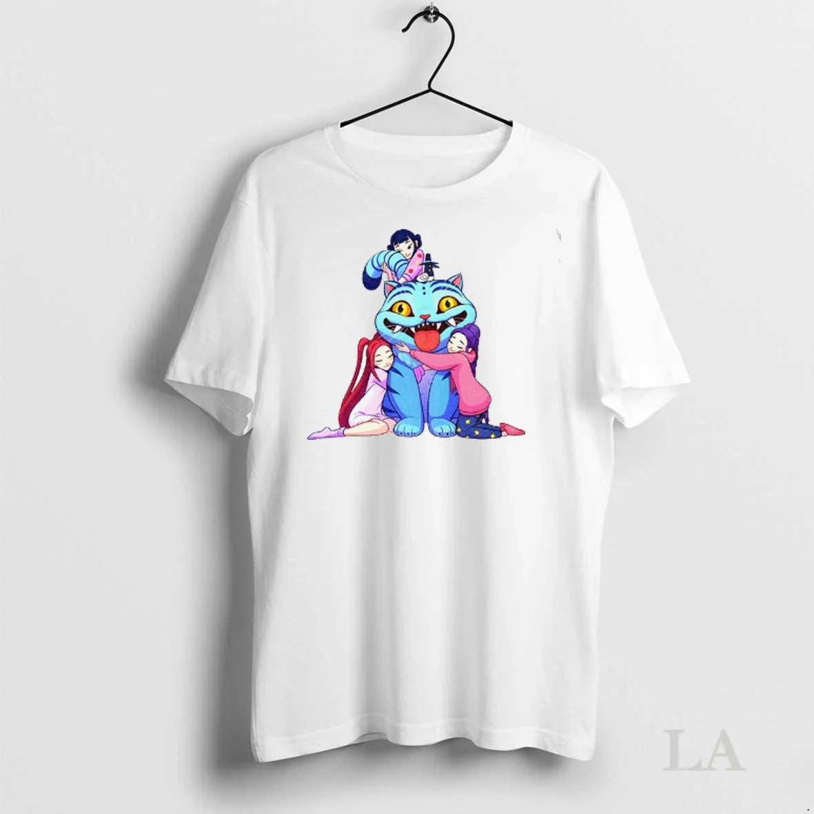 Original Derpy Tiger And Bird Demon Hunter Kpop Demon Hunters TShirt