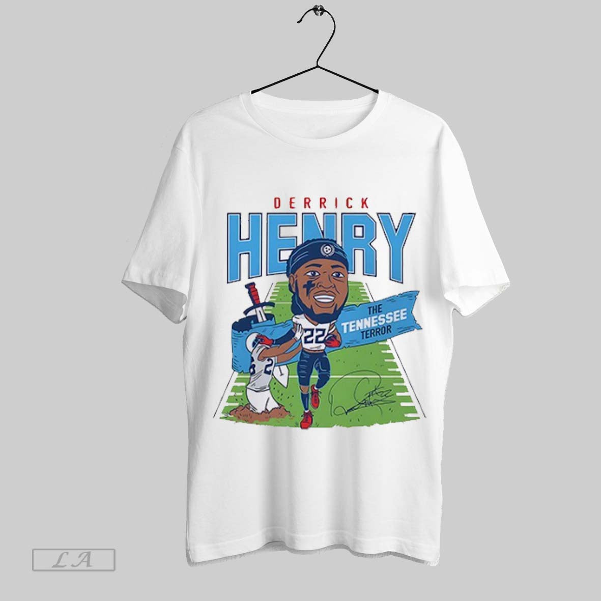 Original Derrick Henry Tennessee Terror Caricature Sweatshirt Stylish