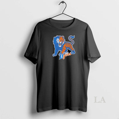 Original Detroit Ligers Lions And Tigers Sports Team Hoodie Trendy Art