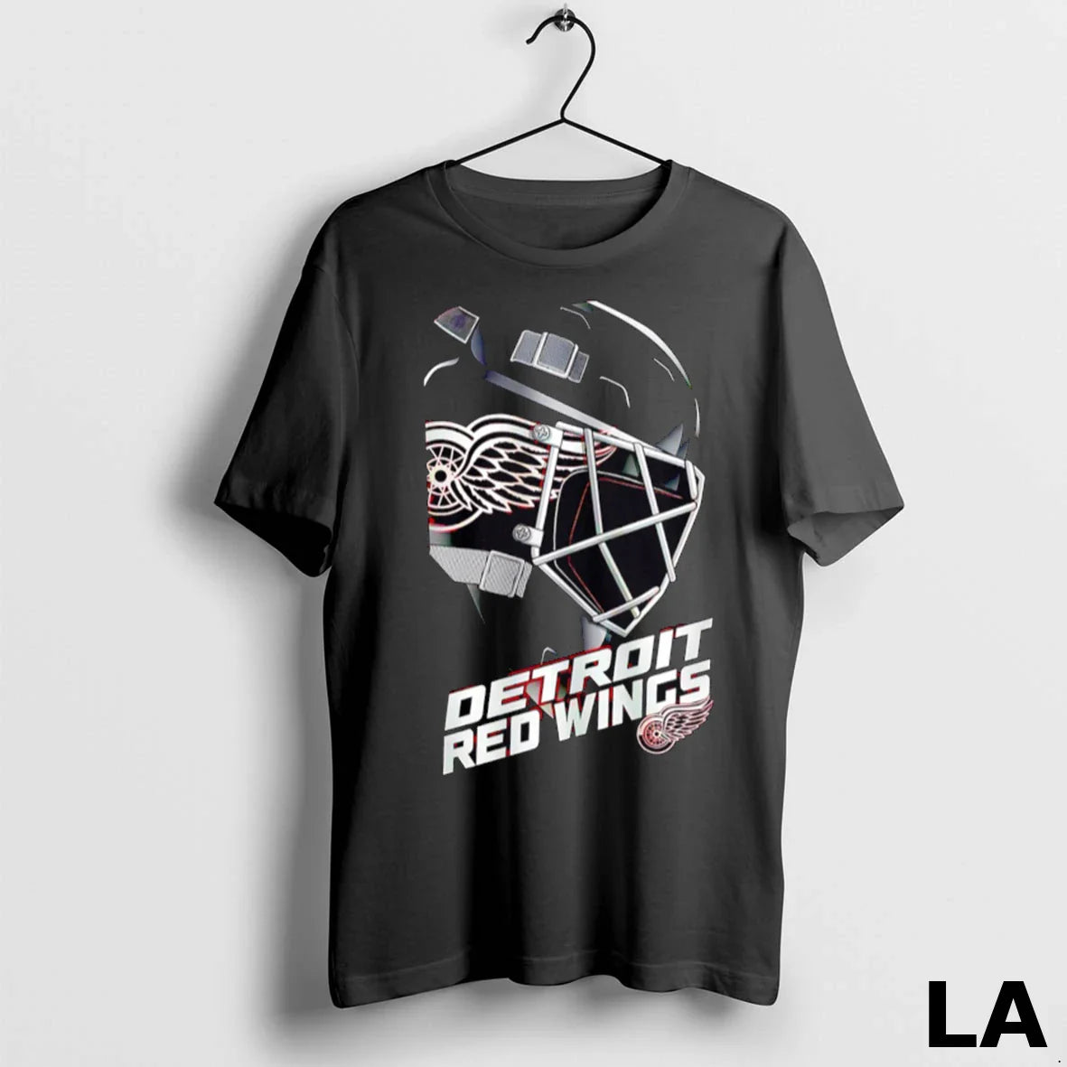 Original Detroit Red Wings Defender Helmet Shirt Retro Collection
