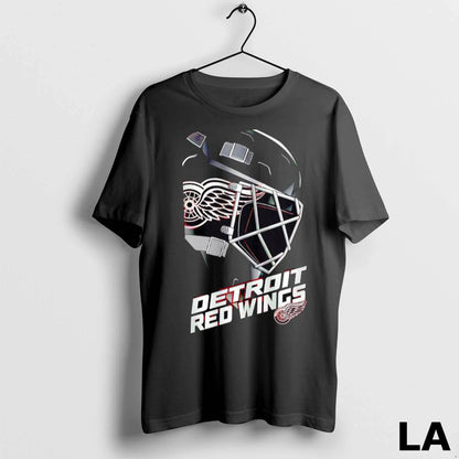 Original Detroit Red Wings Defender Helmet Shirt Retro Collection