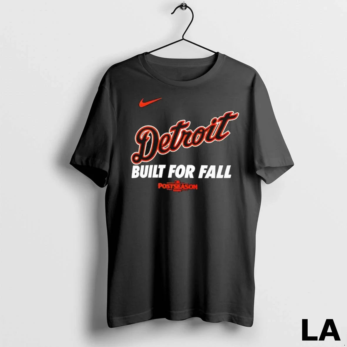 Original Detroit Tigers Built Fall Postseason Mlb 2025 Ladies Tee