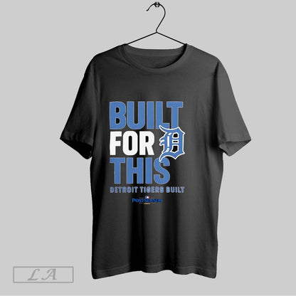 Original Detroit Tigers Built This October 2025 Postseason TShirt