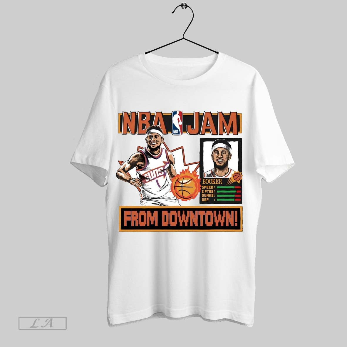 Original Devin Booker Nba Jam From Downtown Phoenix Suns Sweatshirt