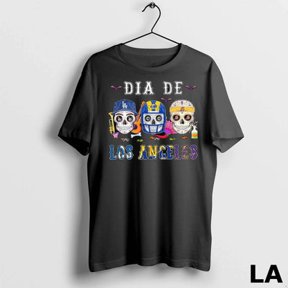 Original Dia De Los Angeles City Sports Sugar Skull 2025 Long Sleve