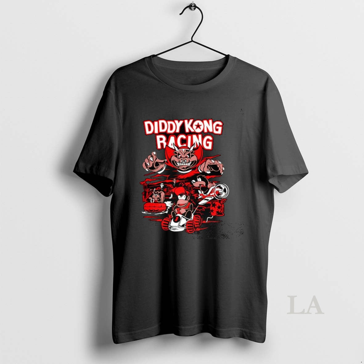 Original Diddy Kong Krunch And Wizpig Diddy Kong Racing Game TShirt