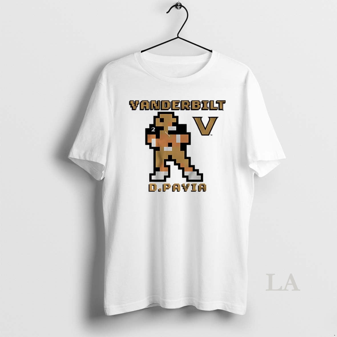 Original Diego Pavia Vanderbilt Commodores Football Baller 8 Bit Tee